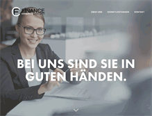 Tablet Screenshot of financeconsulting.ch